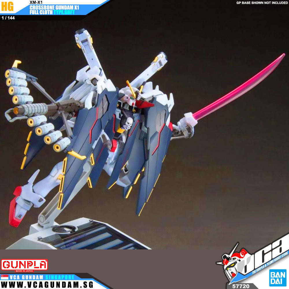 【🔵𝐁𝐀𝐂𝐊𝐎𝐑𝐃𝐄𝐑 AUG-2026】 HG CROSSBONE GUNDAM X1 FULL CLOTH TYPE.GBFT