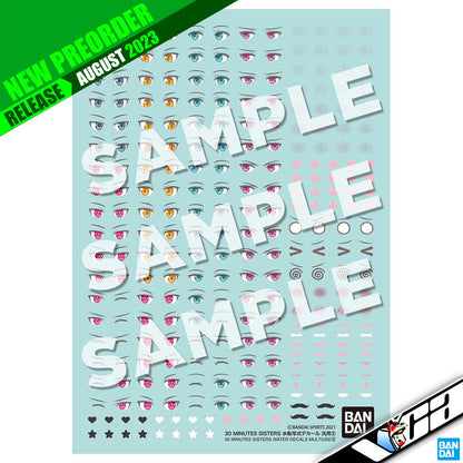 PREORDER AUG-2023 🟢 30 MINUTES SISTERS WATER DECALS MULTIUSE ?