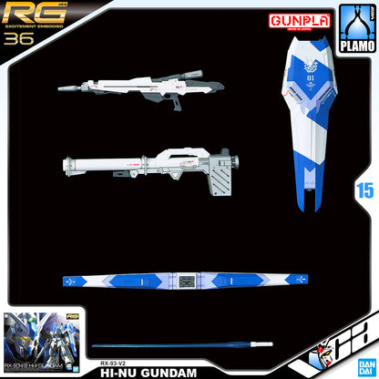 【🔵𝐁𝐀𝐂𝐊𝐎𝐑𝐃𝐄𝐑 DELAYED TO JUN-2026】 RG RX-93-V2 HI-NU GUNDAM
