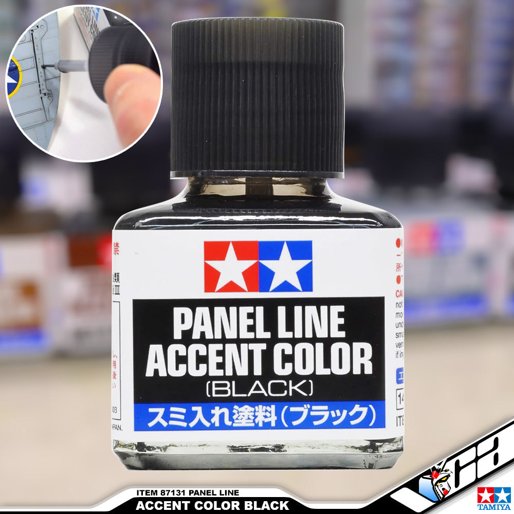 TAMIYA 87131 PANEL LINE ACCENT COLOR - BLACK