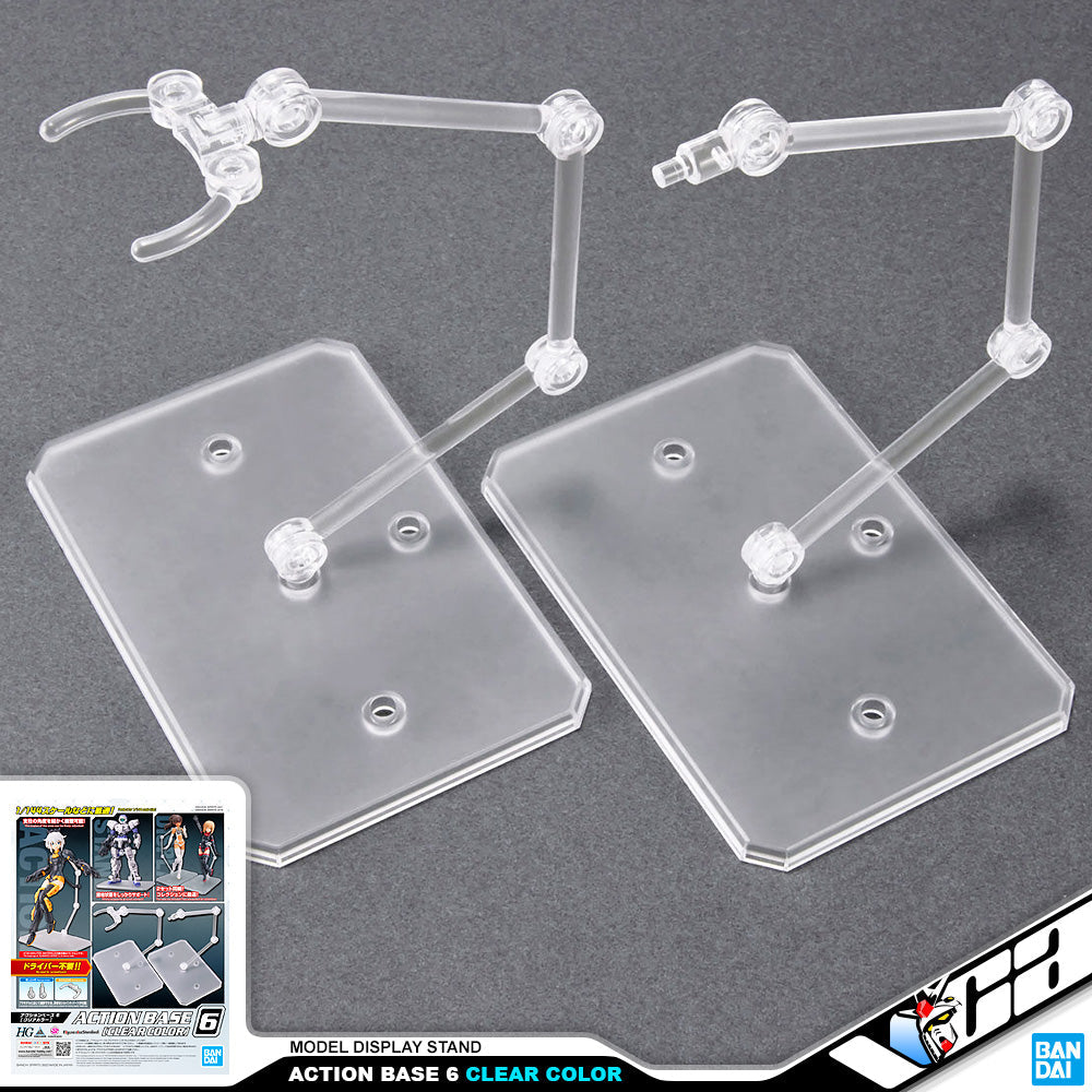 ACTION BASE 6 CLEAR COLOR (2 PCS PACK)