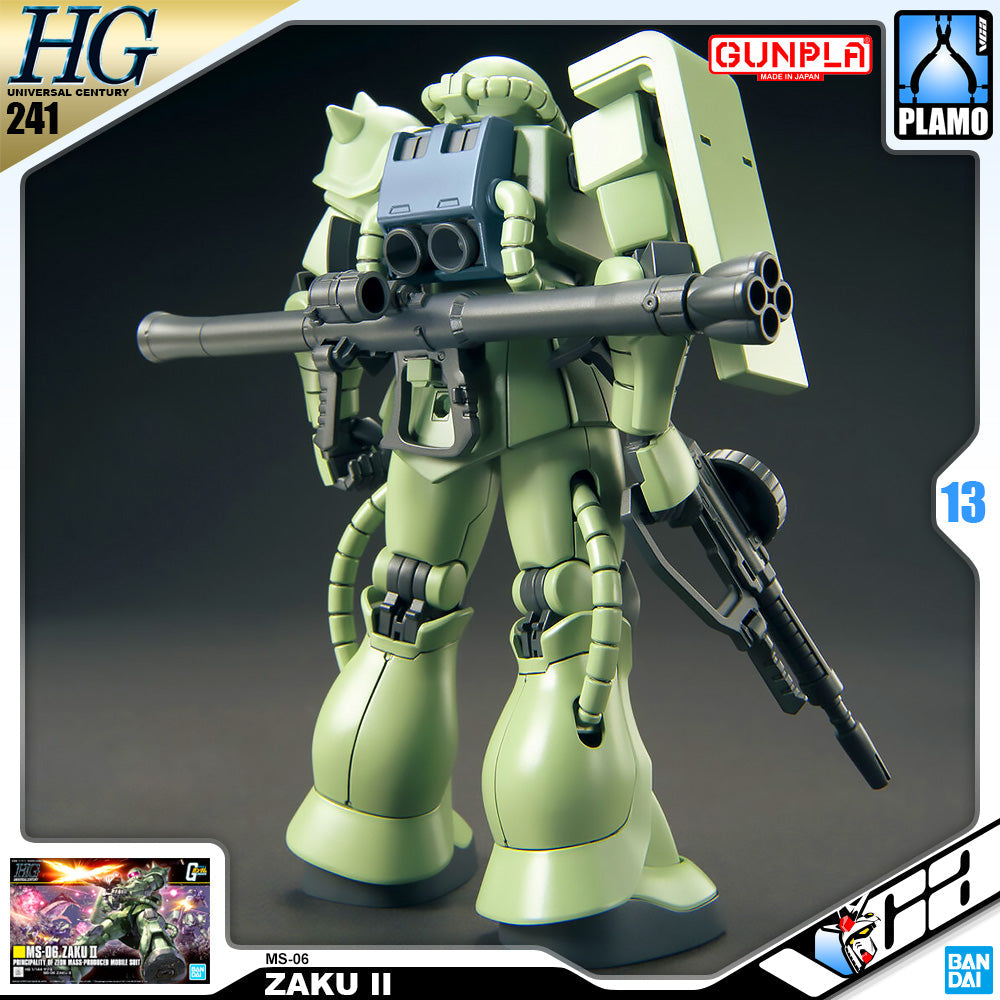 【🔵𝐁𝐀𝐂𝐊𝐎𝐑𝐃𝐄𝐑 DELAYED JUN-2026】 HG-UC MS-06 ZAKU II (2021)