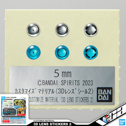 CUSTOMIZE MATERIAL - 3D LENS STICKERS 2