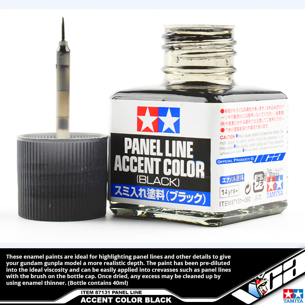 TAMIYA 87131 PANEL LINE ACCENT COLOR - BLACK