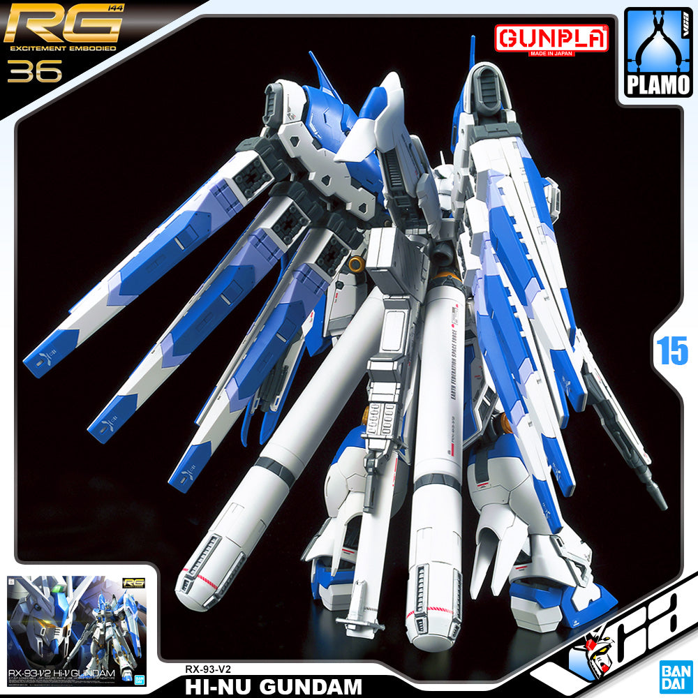 【🔵𝐁𝐀𝐂𝐊𝐎𝐑𝐃𝐄𝐑 DELAYED TO JUN-2026】 RG RX-93-V2 HI-NU GUNDAM