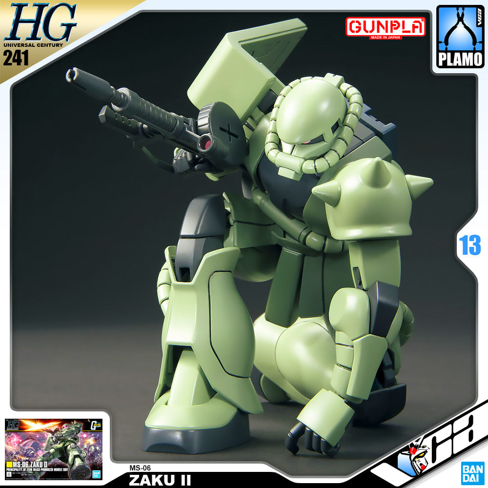 【🔵𝐁𝐀𝐂𝐊𝐎𝐑𝐃𝐄𝐑 DELAYED JUN-2026】 HG-UC MS-06 ZAKU II (2021)