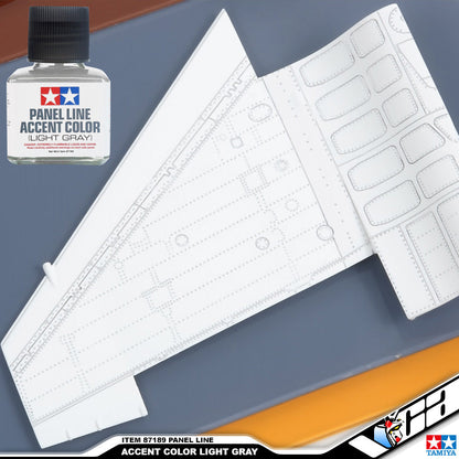 TAMIYA 87189 PANEL LINE ACCENT COLOR - LIGHT GRAY