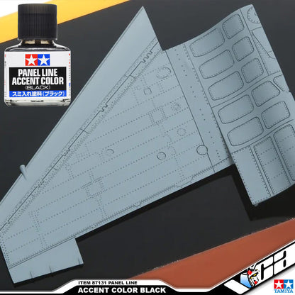 TAMIYA 87131 PANEL LINE ACCENT COLOR - BLACK