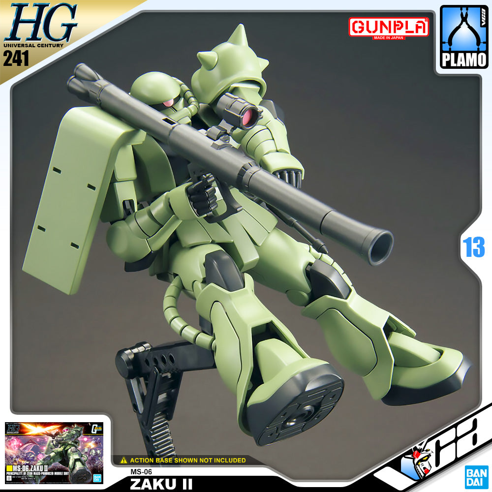 【🔵𝐁𝐀𝐂𝐊𝐎𝐑𝐃𝐄𝐑 DELAYED JUN-2026】 HG-UC MS-06 ZAKU II (2021)