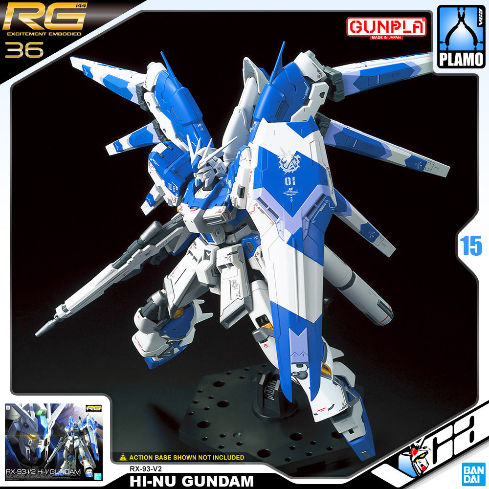 【🔵𝐁𝐀𝐂𝐊𝐎𝐑𝐃𝐄𝐑 DELAYED TO JUN-2026】 RG RX-93-V2 HI-NU GUNDAM
