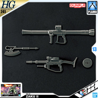 【🔵𝐁𝐀𝐂𝐊𝐎𝐑𝐃𝐄𝐑 DELAYED JUN-2026】 HG-UC MS-06 ZAKU II (2021)