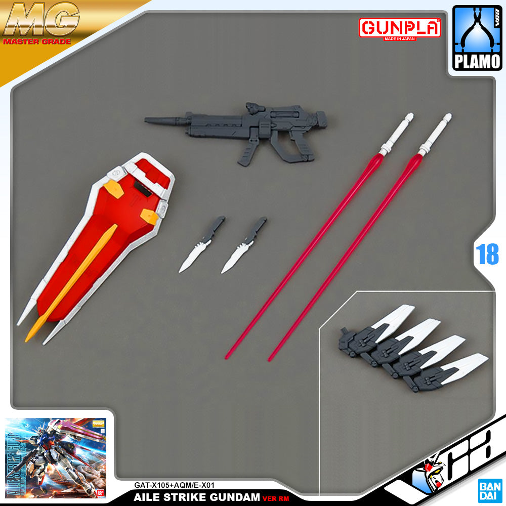 【🔵𝐁𝐀𝐂𝐊𝐎𝐑𝐃𝐄𝐑 DELAYED JUN-2026】 MG AILE STRIKE GUNDAM VER RM