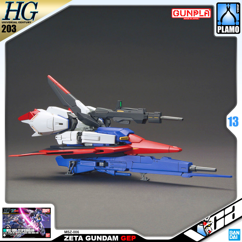 【🔵𝐁𝐀𝐂𝐊𝐎𝐑𝐃𝐄𝐑 OCT-2026】 HG-UC ZETA GUNDAM - GEP VER