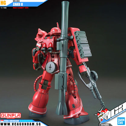 【🔵𝐁𝐀𝐂𝐊𝐎𝐑𝐃𝐄𝐑 OCT-2026】 HG MS-06S ZAKU II (RED COMET VER)