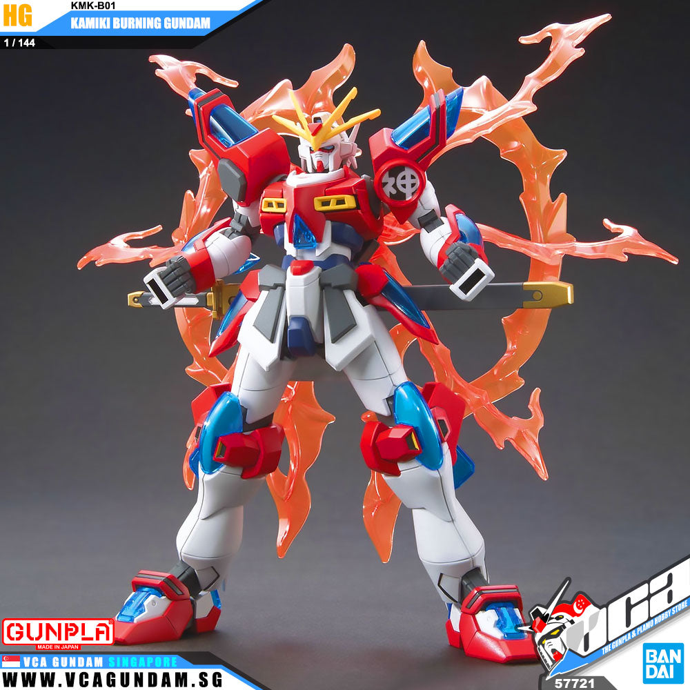 【🔵𝐁𝐀𝐂𝐊𝐎𝐑𝐃𝐄𝐑 AUG-2026】 HG KAMIKI BURNING GUNDAM