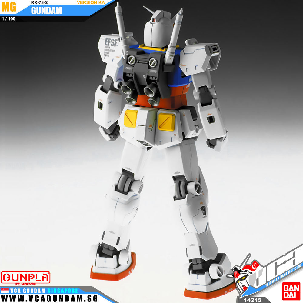 🔵𝐁𝐀𝐂𝐊𝐎𝐑𝐃𝐄𝐑 DELAYED JUN-2026】 MG RX-78-2 GUNDAM VER KA