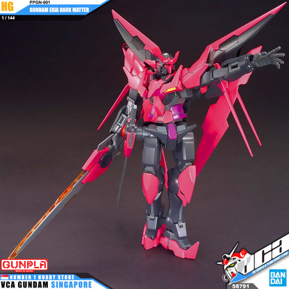 【🔵𝐁𝐀𝐂𝐊𝐎𝐑𝐃𝐄𝐑 JUL-2026】 HG-BF GUNDAM EXIA DARK MATTER