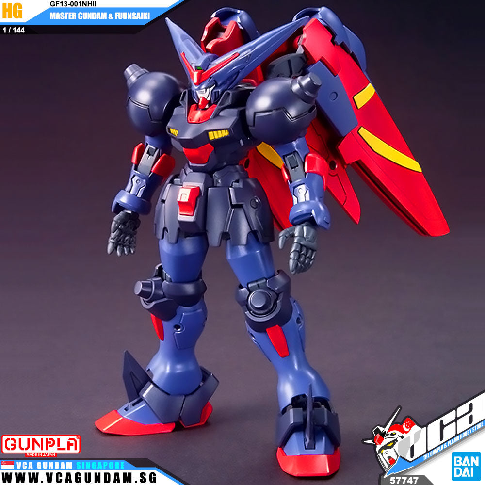 【🔵𝐁𝐀𝐂𝐊𝐎𝐑𝐃𝐄𝐑 DELAYED JUN-2026】 HG MASTER GUNDAM & FUUNSAIKI