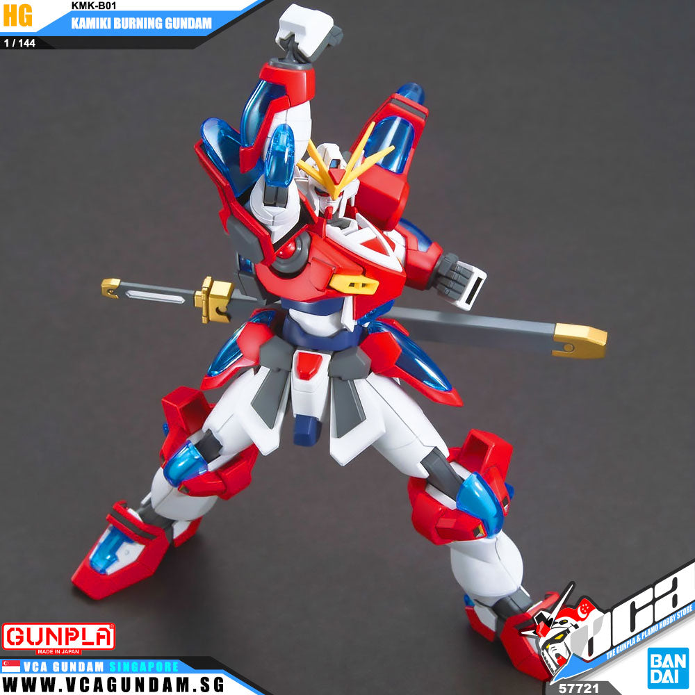 【🔵𝐁𝐀𝐂𝐊𝐎𝐑𝐃𝐄𝐑 AUG-2026】 HG KAMIKI BURNING GUNDAM