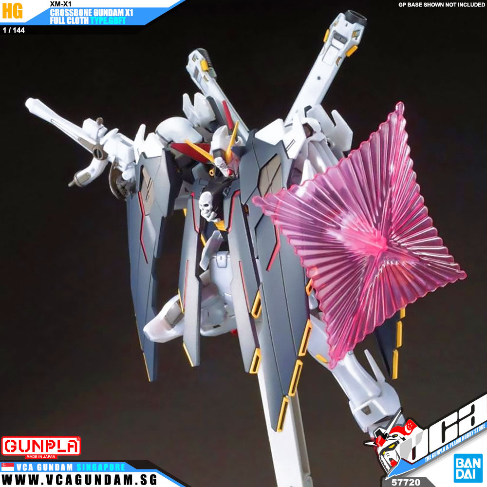 【🔵𝐁𝐀𝐂𝐊𝐎𝐑𝐃𝐄𝐑 AUG-2026】 HG CROSSBONE GUNDAM X1 FULL CLOTH TYPE.GBFT