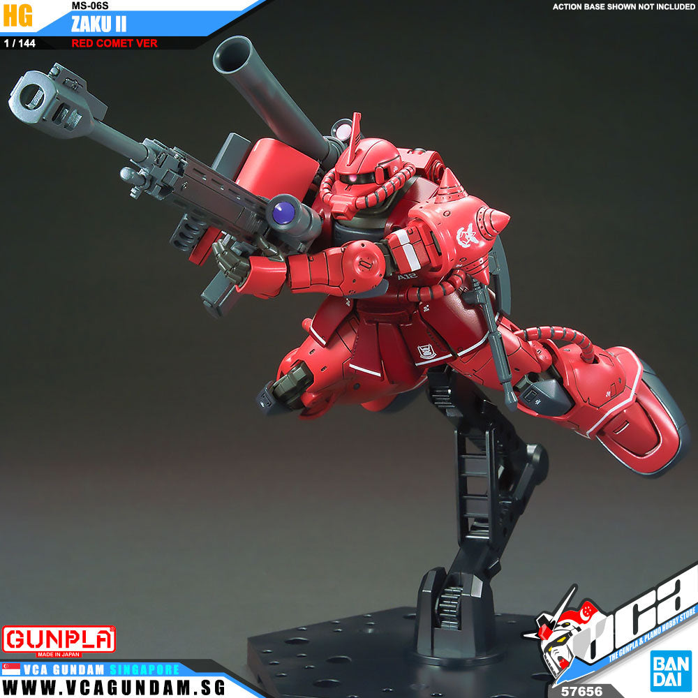 【🔵𝐁𝐀𝐂𝐊𝐎𝐑𝐃𝐄𝐑 OCT-2026】 HG MS-06S ZAKU II (RED COMET VER)