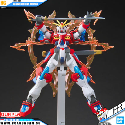 【🔵𝐁𝐀𝐂𝐊𝐎𝐑𝐃𝐄𝐑 AUG-2026】 HG KAMIKI BURNING GUNDAM