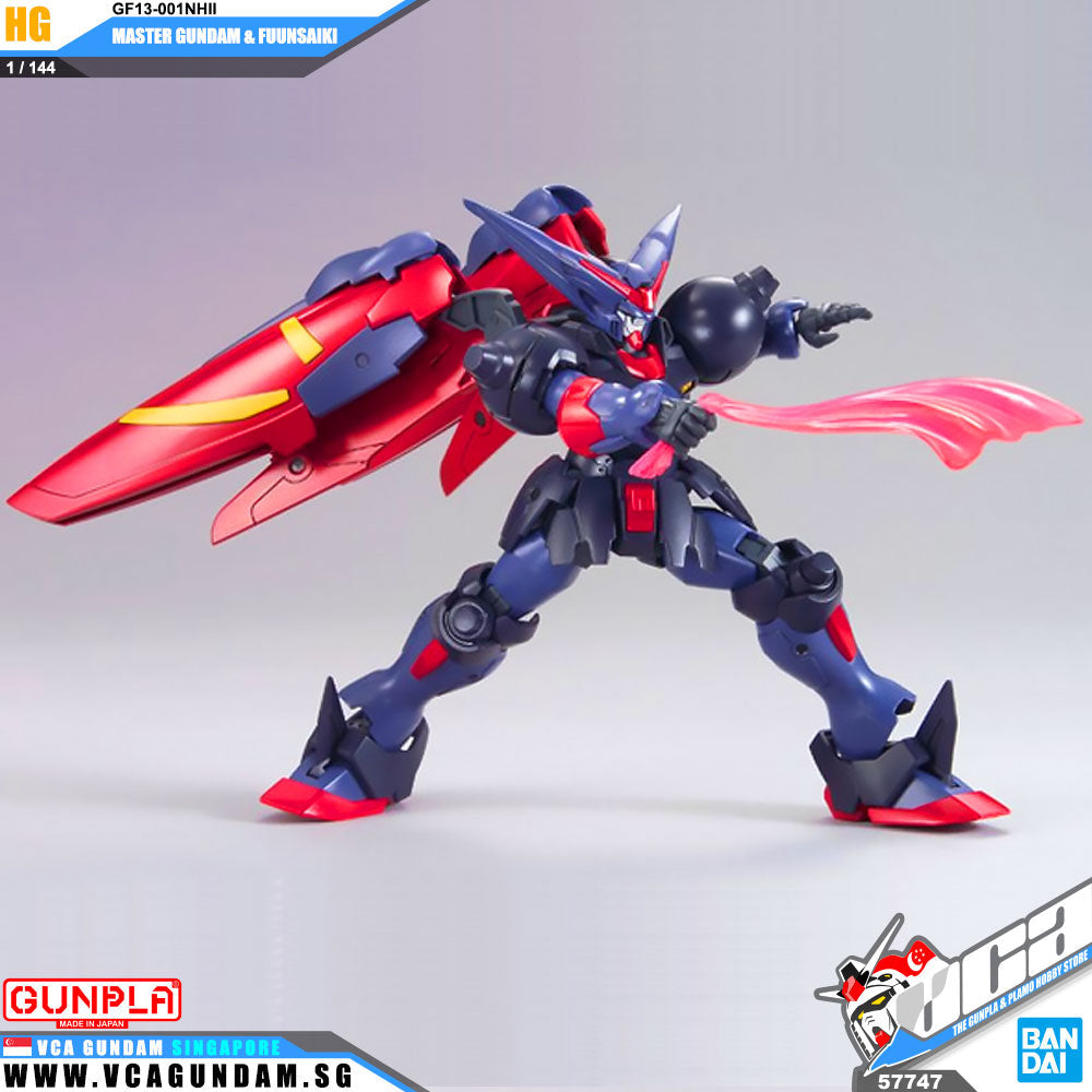 【🔵𝐁𝐀𝐂𝐊𝐎𝐑𝐃𝐄𝐑 DELAYED JUN-2026】 HG MASTER GUNDAM & FUUNSAIKI