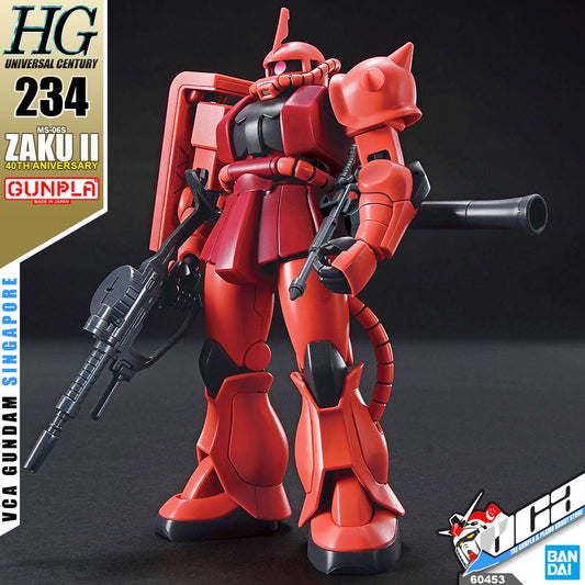 【🔵𝐁𝐀𝐂𝐊𝐎𝐑𝐃𝐄𝐑 OCT-2026】 HG-UC MS-06S ZAKU II (40TH ANNIVERSARY)