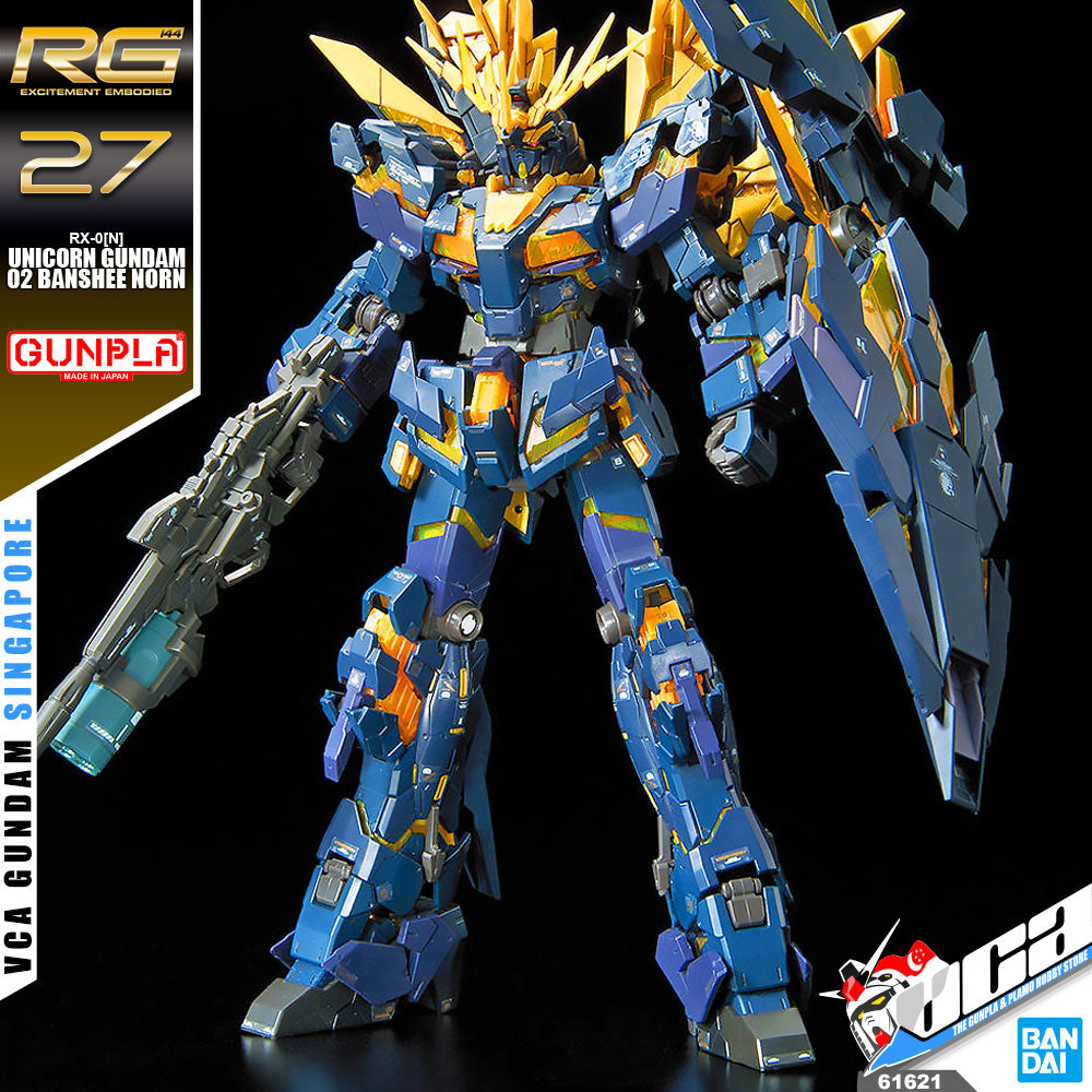 【🔵𝐁𝐀𝐂𝐊𝐎𝐑𝐃𝐄𝐑 DELAYED JUN-2026】 RG UNICORN GUNDAM 02 BANSHEE NORN