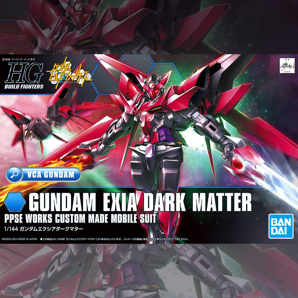 【🔵𝐁𝐀𝐂𝐊𝐎𝐑𝐃𝐄𝐑 JUL-2026】 HG-BF GUNDAM EXIA DARK MATTER
