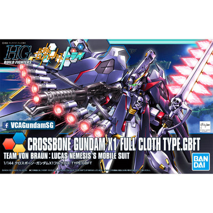 【🔵𝐁𝐀𝐂𝐊𝐎𝐑𝐃𝐄𝐑 AUG-2026】 HG CROSSBONE GUNDAM X1 FULL CLOTH TYPE.GBFT