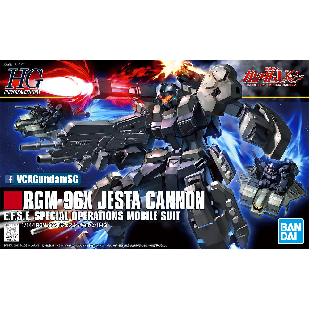 【🔵𝐁𝐀𝐂𝐊𝐎𝐑𝐃𝐄𝐑 DELAYED OCT-2026】 HG-UC RGM-96X JESTA CANNON