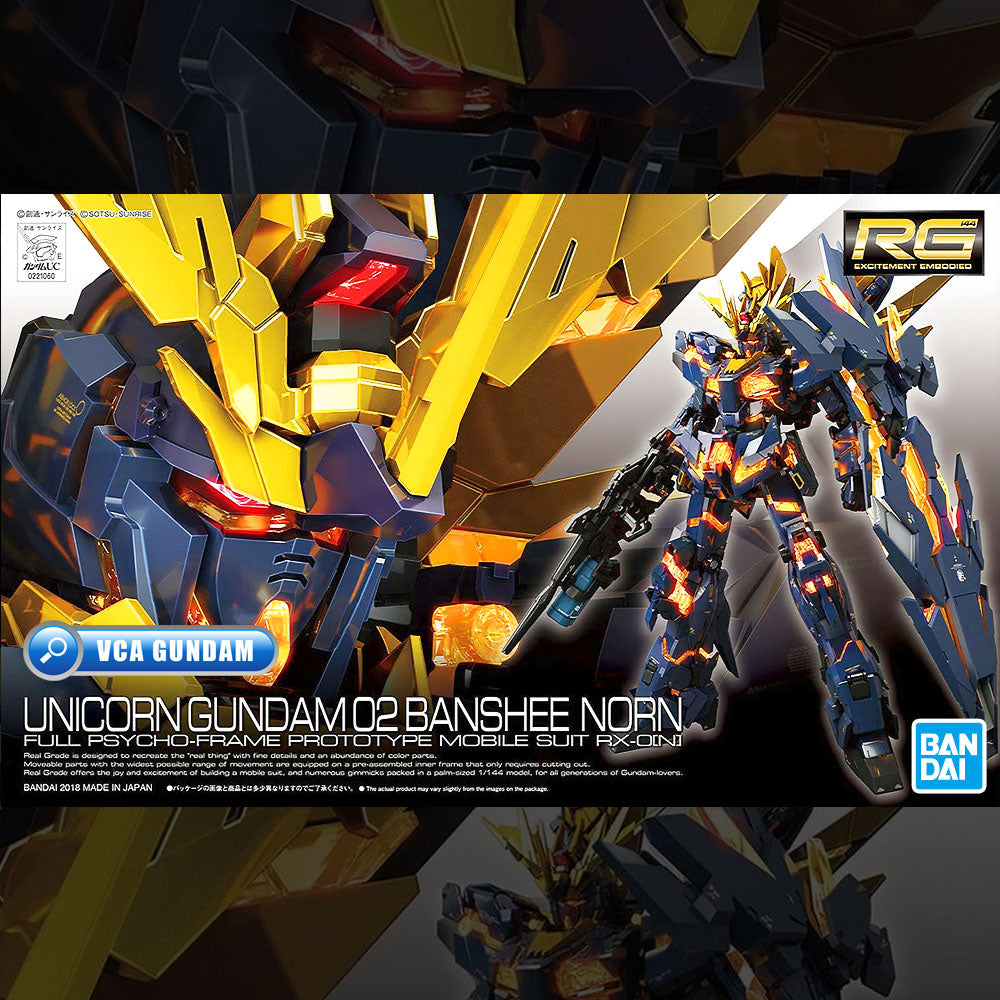 【🔵𝐁𝐀𝐂𝐊𝐎𝐑𝐃𝐄𝐑 DELAYED JUN-2026】 RG UNICORN GUNDAM 02 BANSHEE NORN