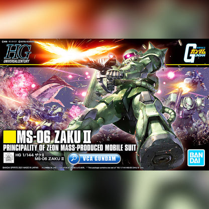 【🔵𝐁𝐀𝐂𝐊𝐎𝐑𝐃𝐄𝐑 DELAYED JUN-2026】 HG-UC MS-06 ZAKU II (2021)