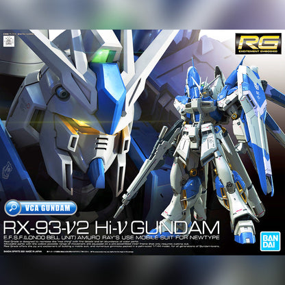 【🔵𝐁𝐀𝐂𝐊𝐎𝐑𝐃𝐄𝐑 DELAYED TO JUN-2026】 RG RX-93-V2 HI-NU GUNDAM