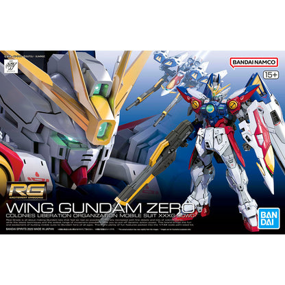 【🔵𝐁𝐀𝐂𝐊𝐎𝐑𝐃𝐄𝐑 DELAYED JUN-2026】 RG WING GUNDAM ZERO