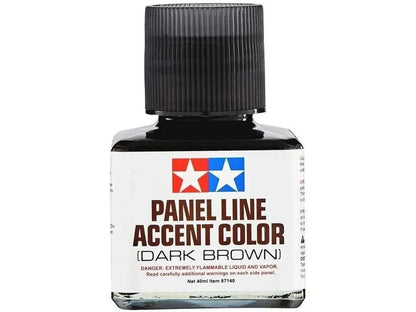 TAMIYA 87140 PANEL LINE ACCENT COLOR - DARK BROWN