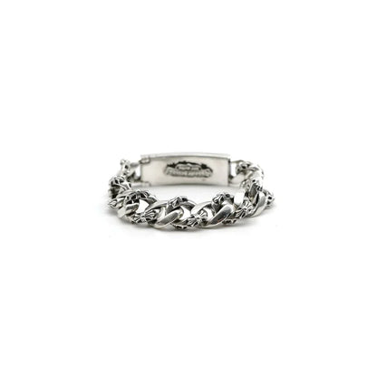 Chrome Hearts DAGGER ID FANCY LINK CLIP BRACELET -9