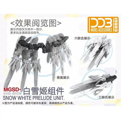 SNOW WHITE PRELUDE UNIT for MGSD WING ZERO EW